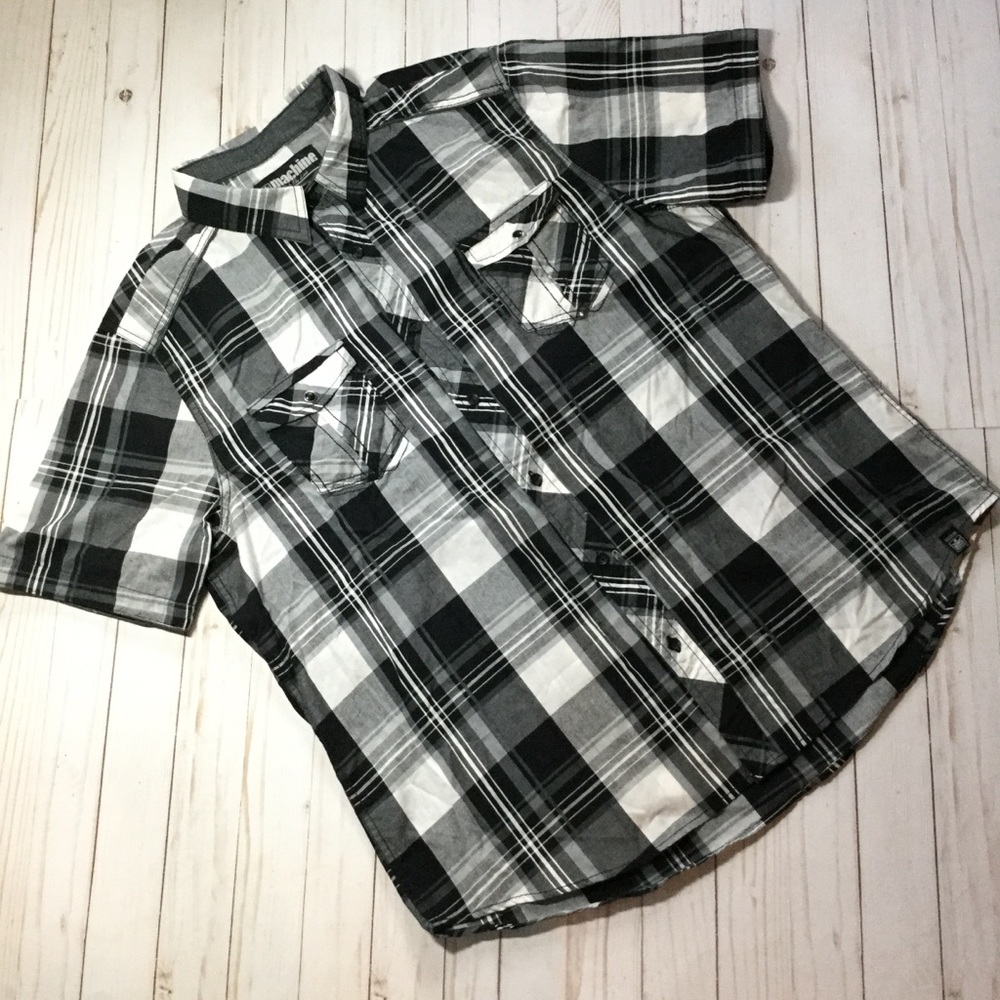 MK machine plaid top